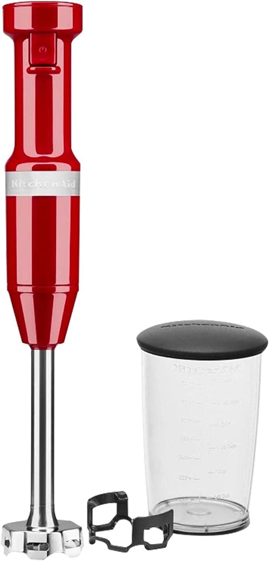 KitchenAid KHBV53 Classic Corded Hand Blender, 153 cm Cable Length, Empire Red
