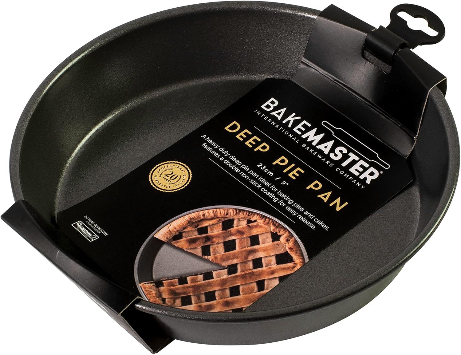 Bakemaster Classic Non-Stick Round Deep Pie/Cake Pan, 23cm